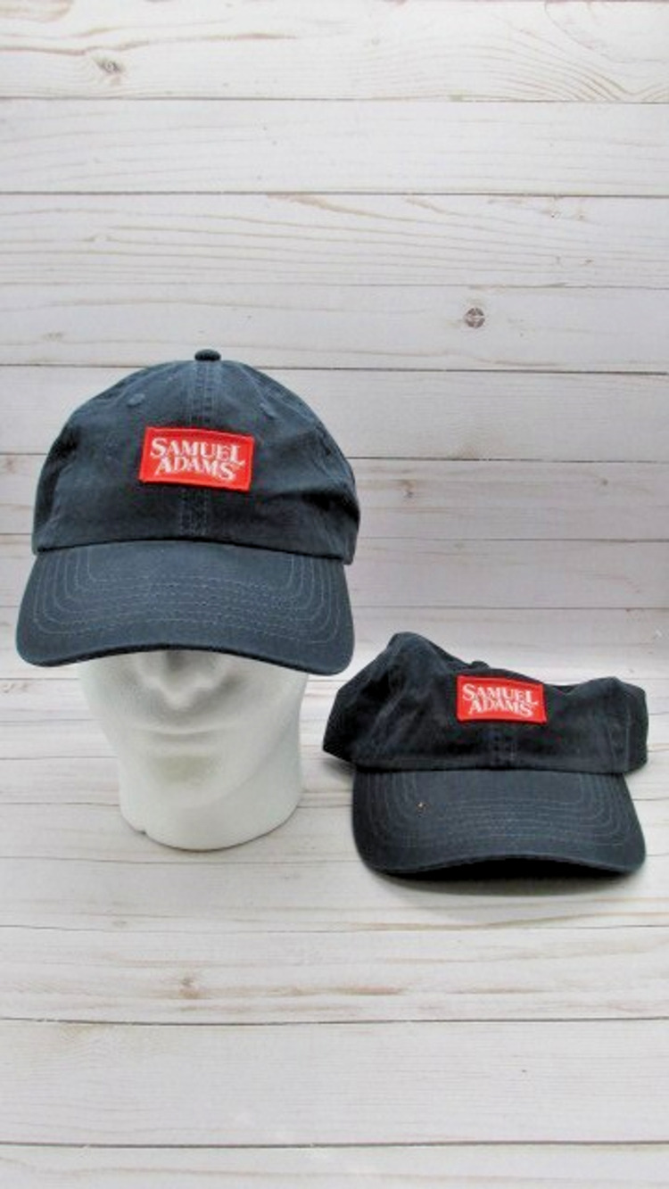 Lot of 2 Samuel Adams Strapback Hat Boston Lager Adjustable One Size Cap